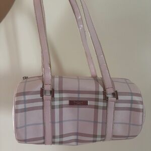Authentic Vintage Pink Burberry Barrel Bag 👛💗